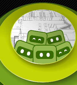 Marvis Minis with a floor plan in the background.